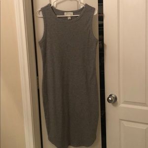 FOREVER 21 ribbed tank midi dress